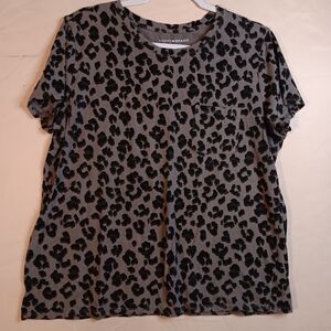 Lucky Brand 🌲 tee-shirt leopard print L